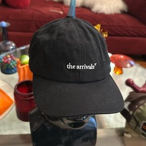 The Arrivals black baseball cap